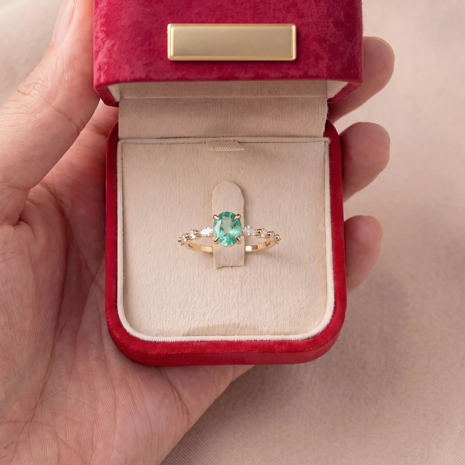 Nigeria Emerald ring 3